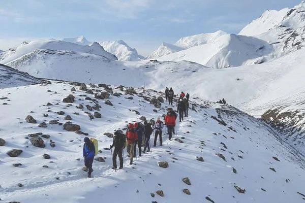 Crossing Thorong La Pass Annapurna Circuit