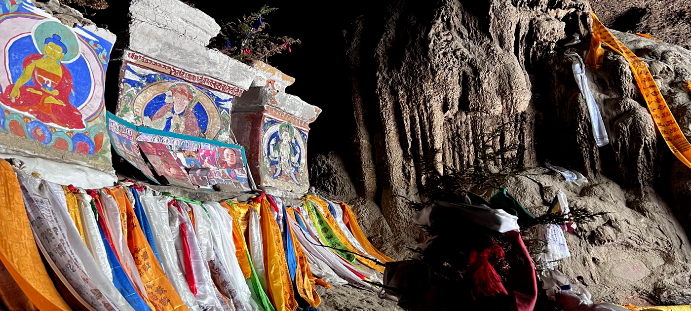 Chungsi Cave in Upper Mustang, Nepal