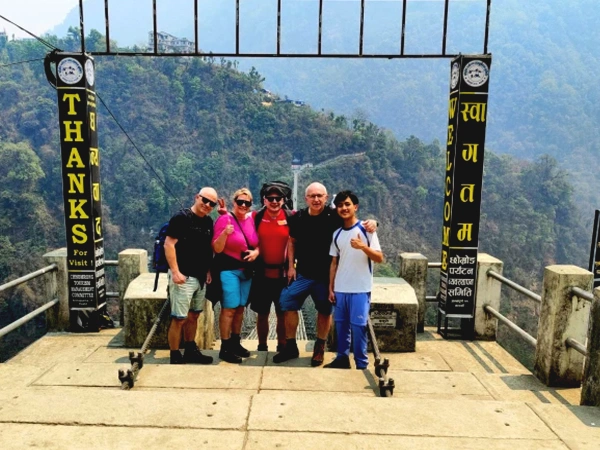Chomrung bridge route annapurna base camp