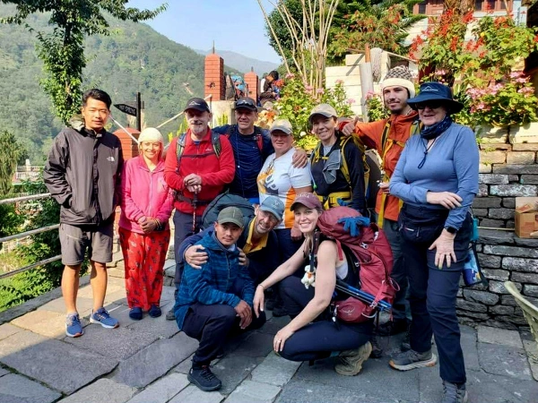 Jhinu village way abc trek