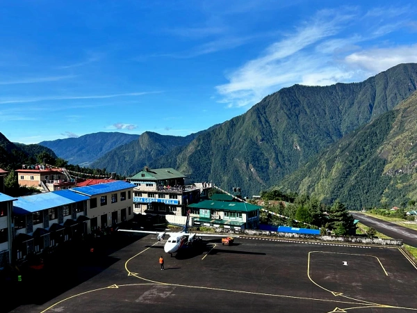 Lukla airport gokyo trek