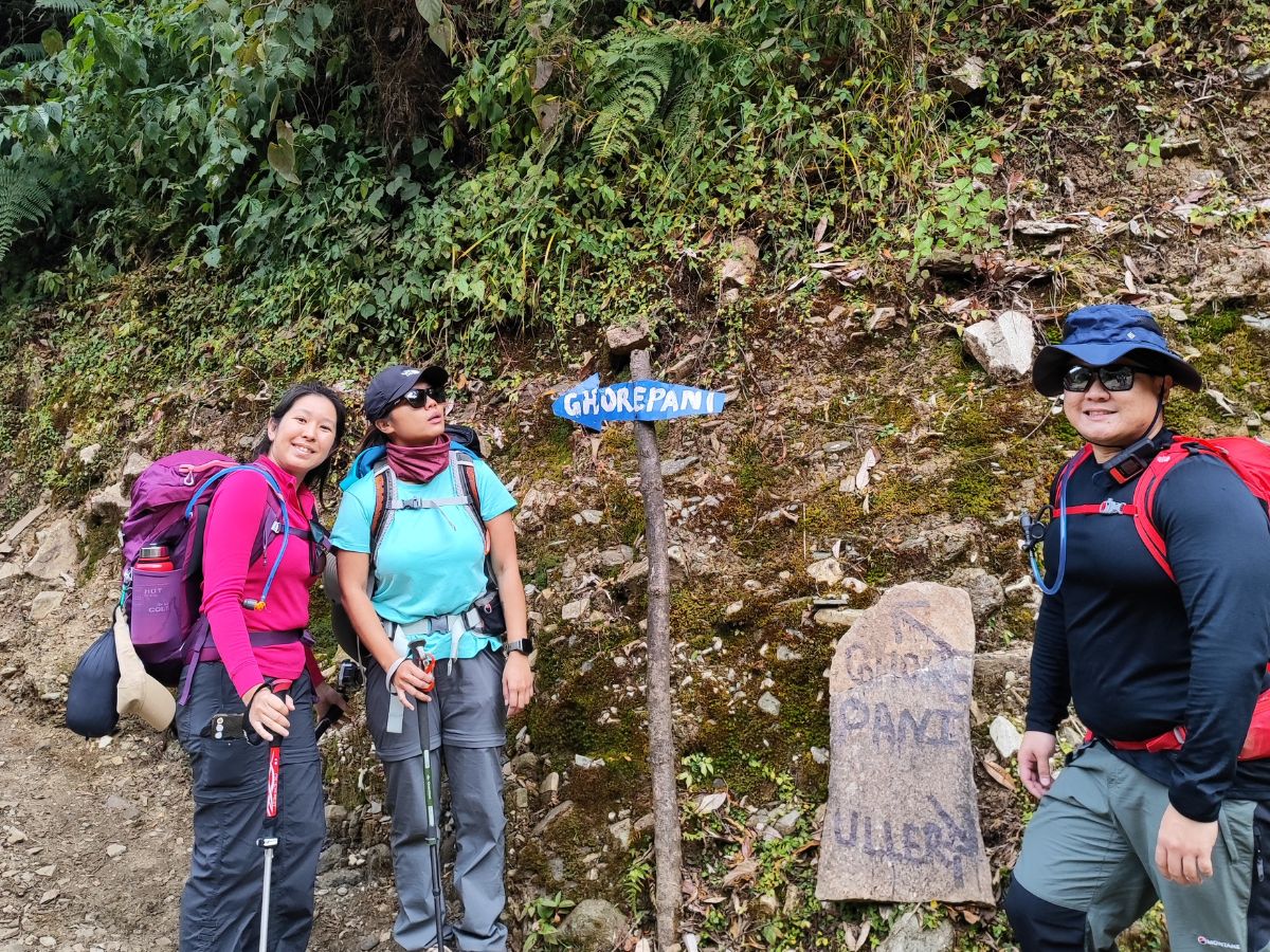 way to ghorepani