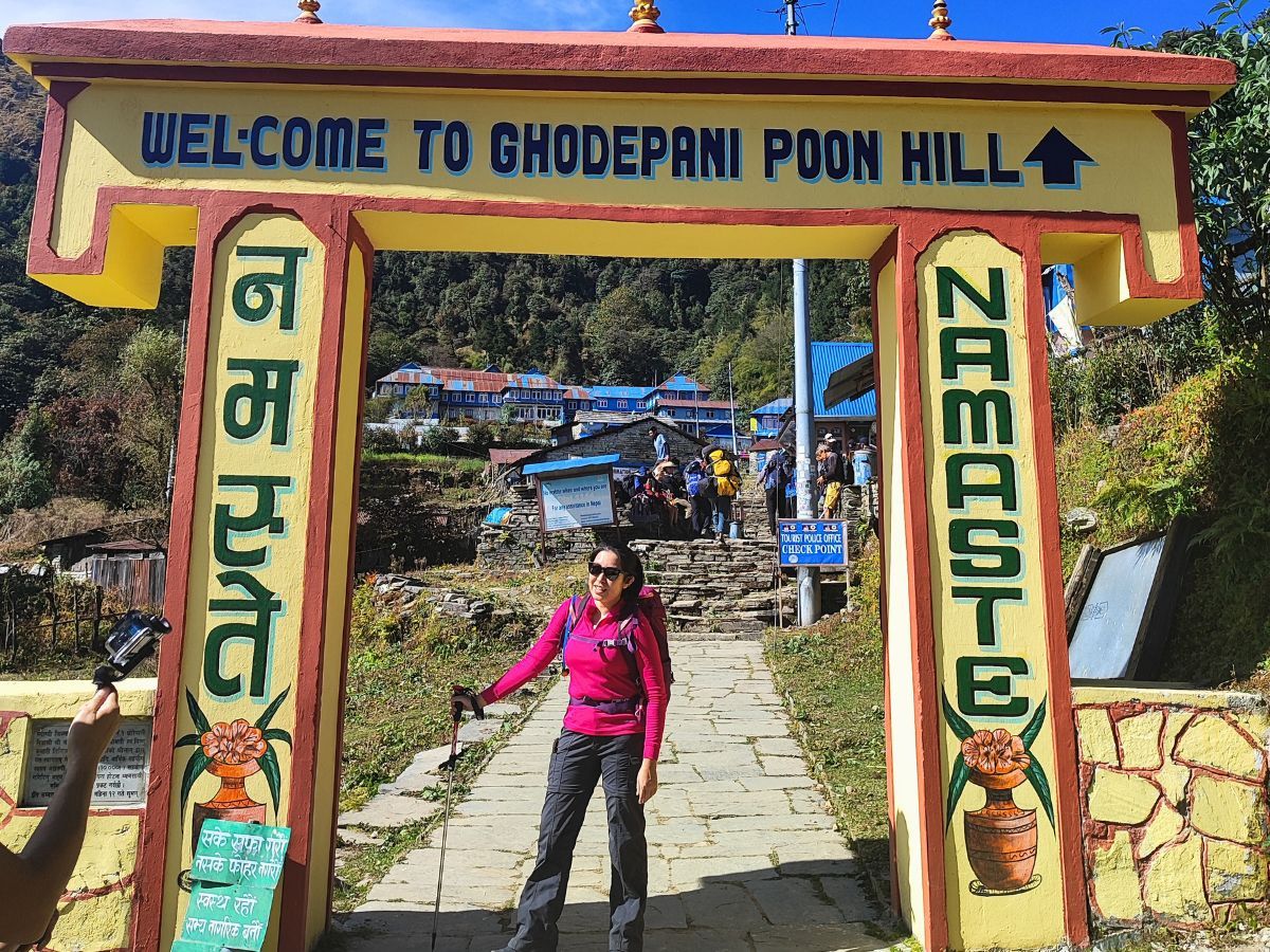​ On the way to ghorepani ​