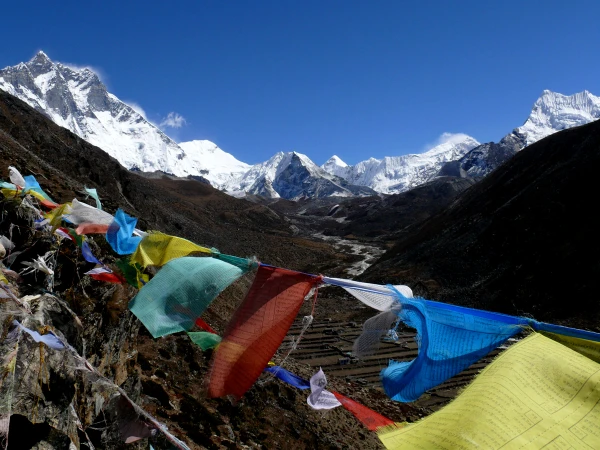 Uptse View From Nagkar Tshang Everest Heli Trek