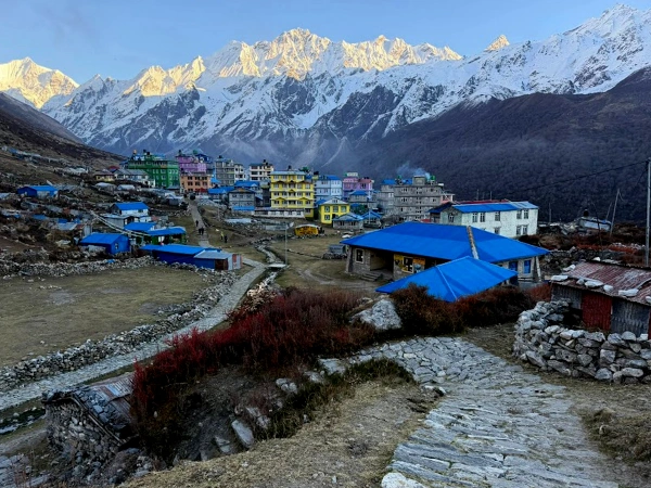 Magnificent View From Kyanjin Gompa Yala Peak Climb