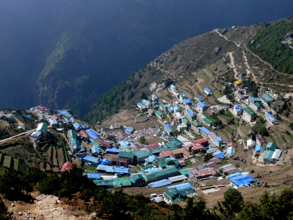 Namche Market Lobuche Peak