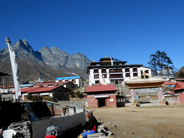 Tengboche Monastrey Route Everest 3 Pass Trek