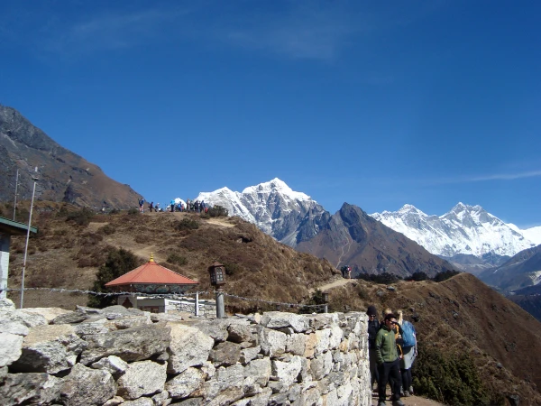 View From Syangbuche Everest Heli Trek