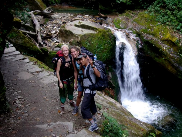Waterfall Annapuran Sunrise Trek