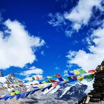 Manang Jeep Tour: View from Pisang Hill